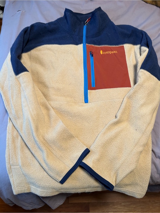 cotopaxi Other - cotopaxi Navy, Cream & Rust Half-Zip Fleece Pullover